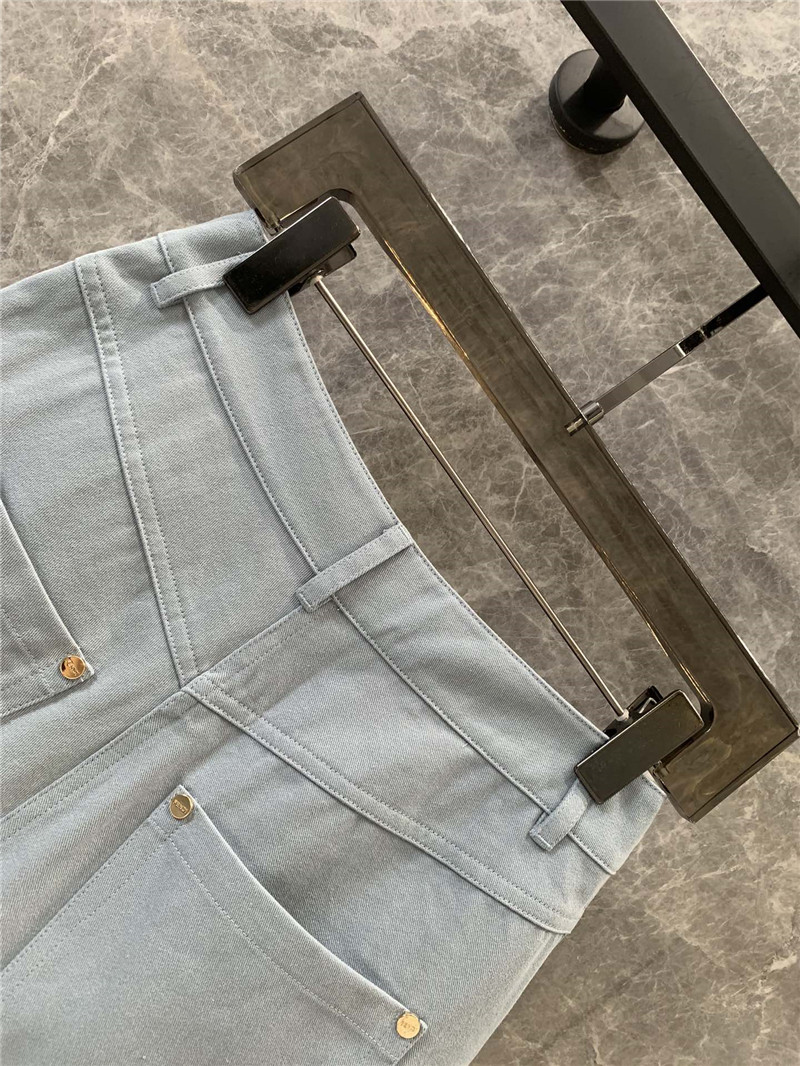 F**di denim shorts replica designer clothing websites