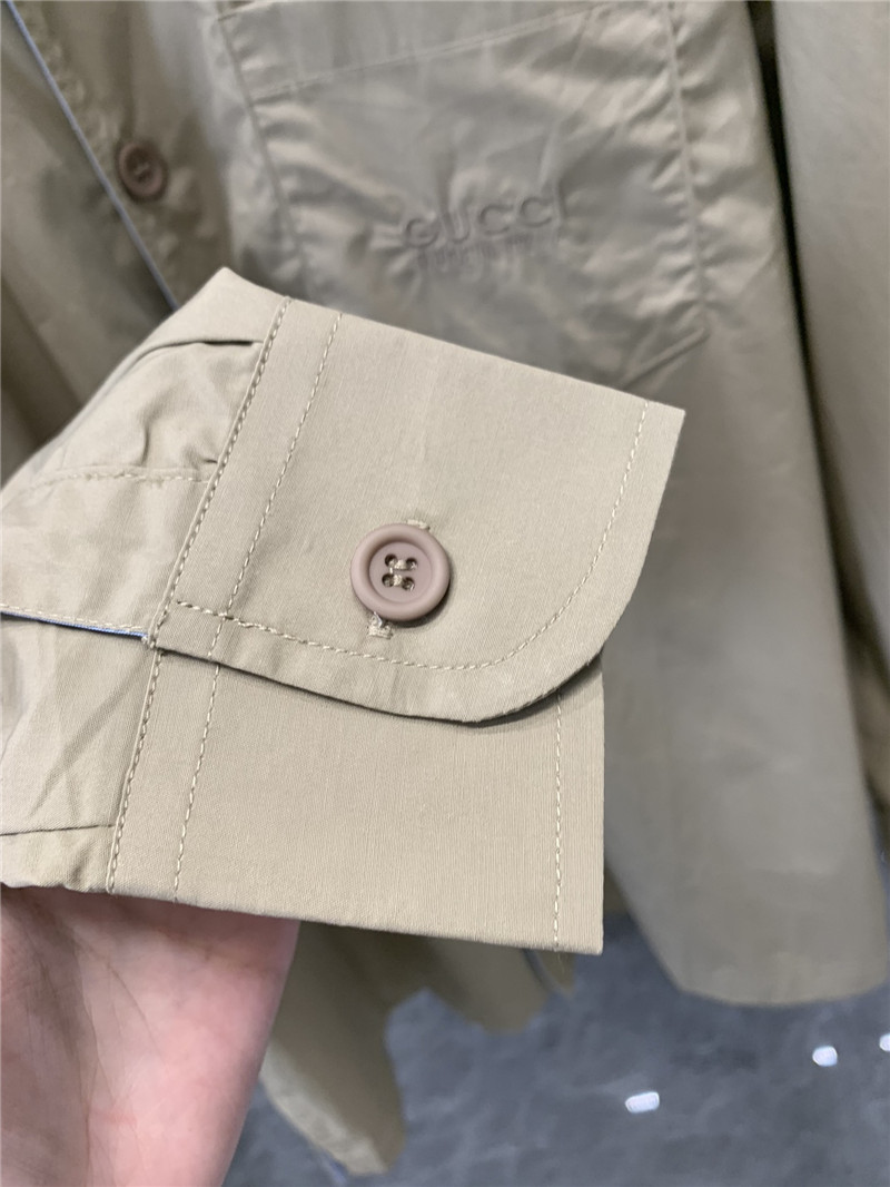 Gucci lapel long sleeve shirt replica clothing sites