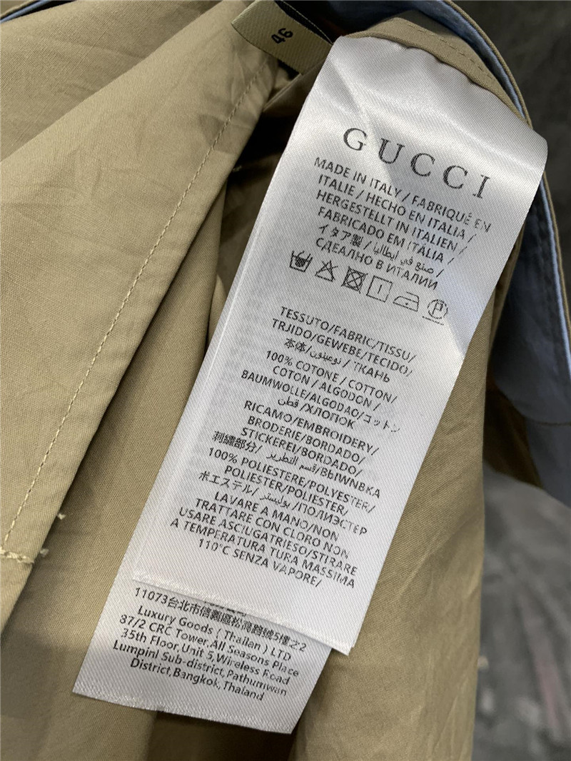 Gucci lapel long sleeve shirt replica clothing sites