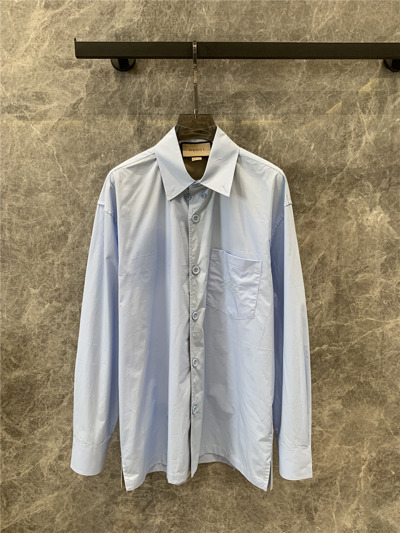 Gucci lapel long sleeve shirt replica clothing sites