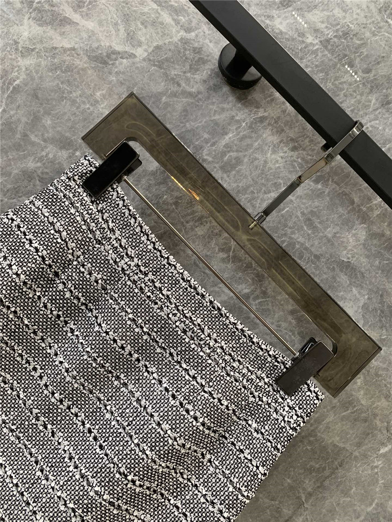 Ch**el gray soft nylon skirt cheap replica designer clothes