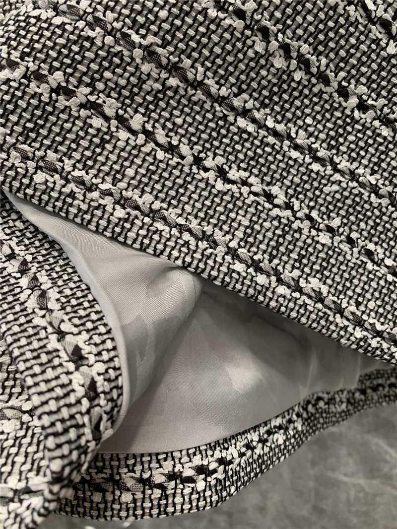 Ch**el gray soft nylon skirt cheap replica designer clothes