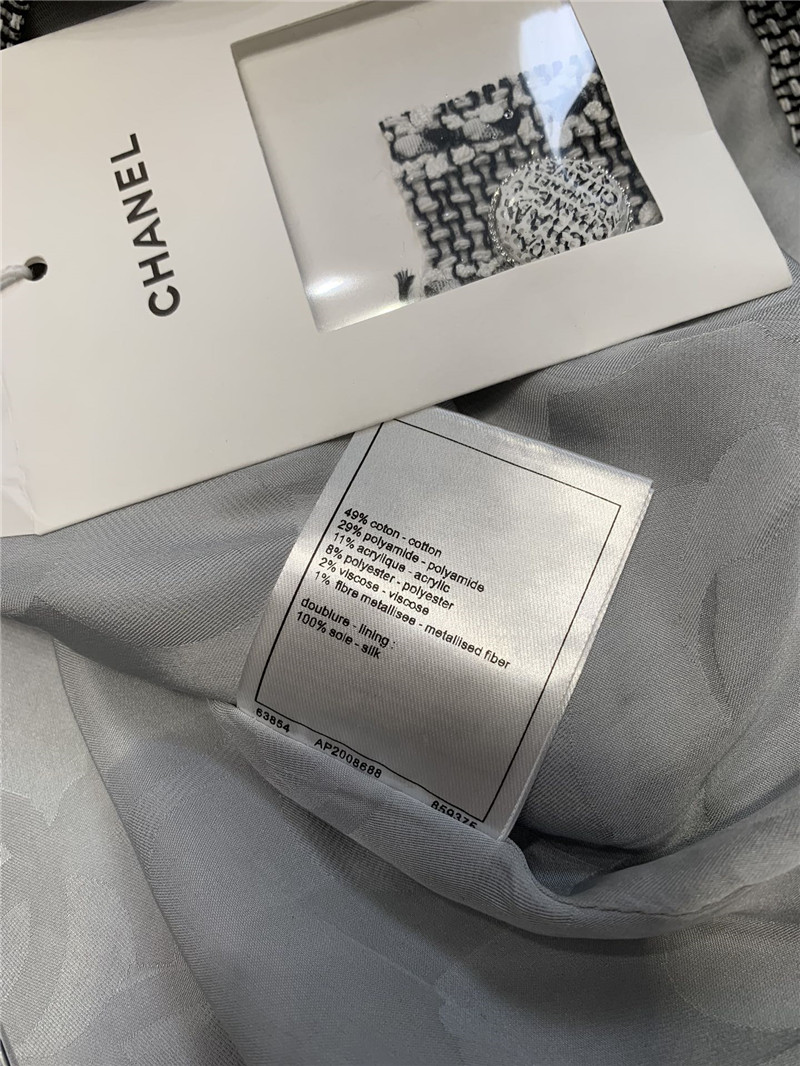 Ch**el gray soft nylon skirt cheap replica designer clothes