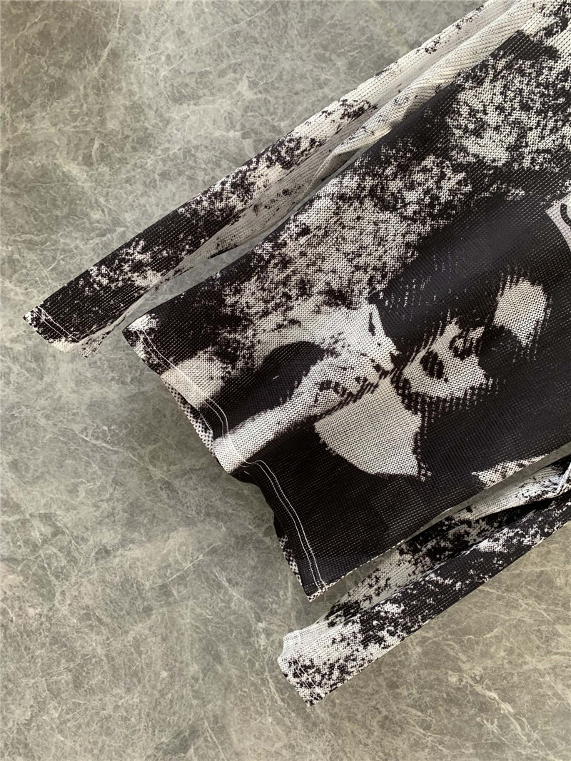 Ch**el retro tie-dye printed bottoming shirt replica clothing