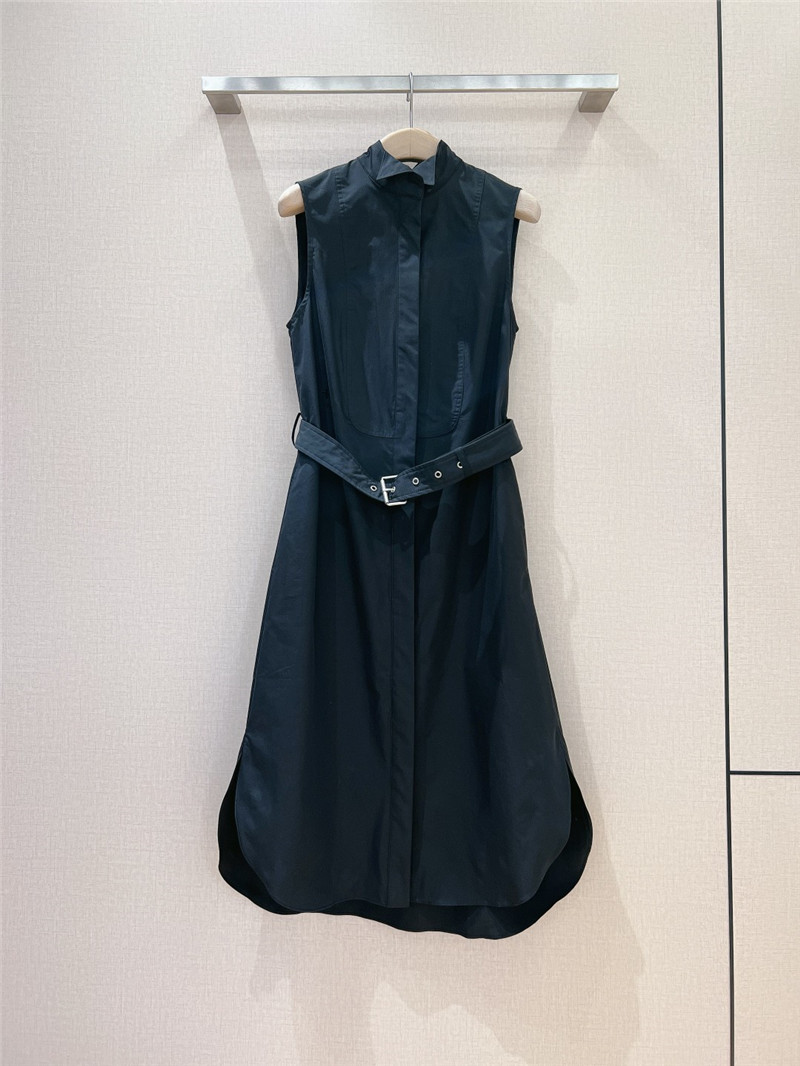 D10r sleeveless belted shirt dress replica designer clothes