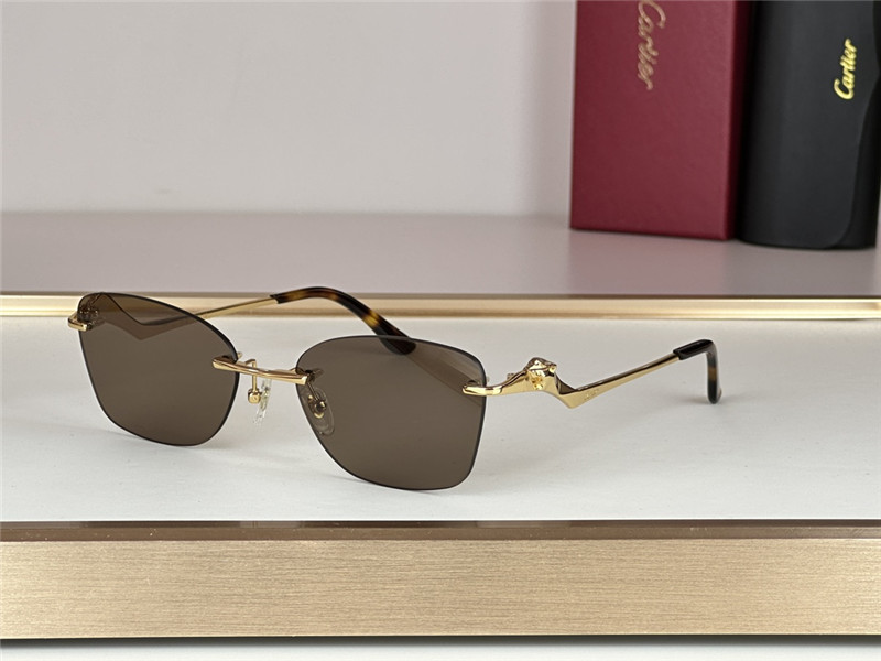 Ca*t1er classic leopard head series sunglasses