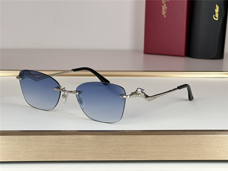 Ca*t1er classic leopard head series sunglasses