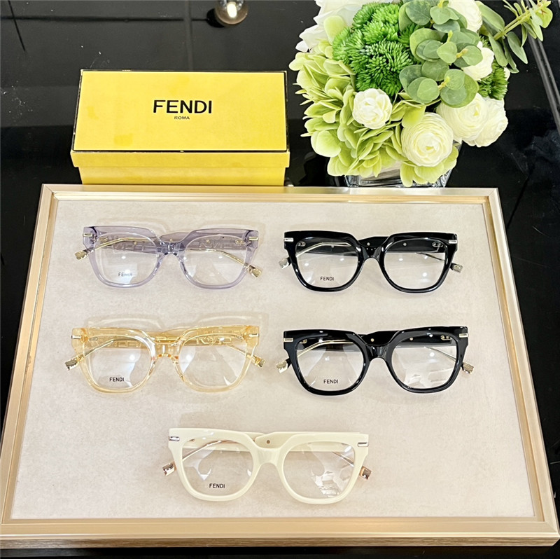 F**di versatile plain frame glasses