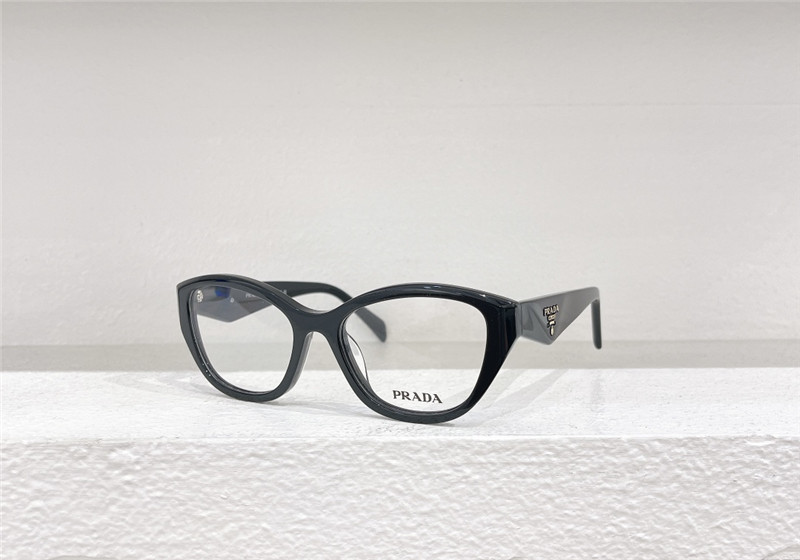 Pra*a stylish triangle logo optical glasses frames
