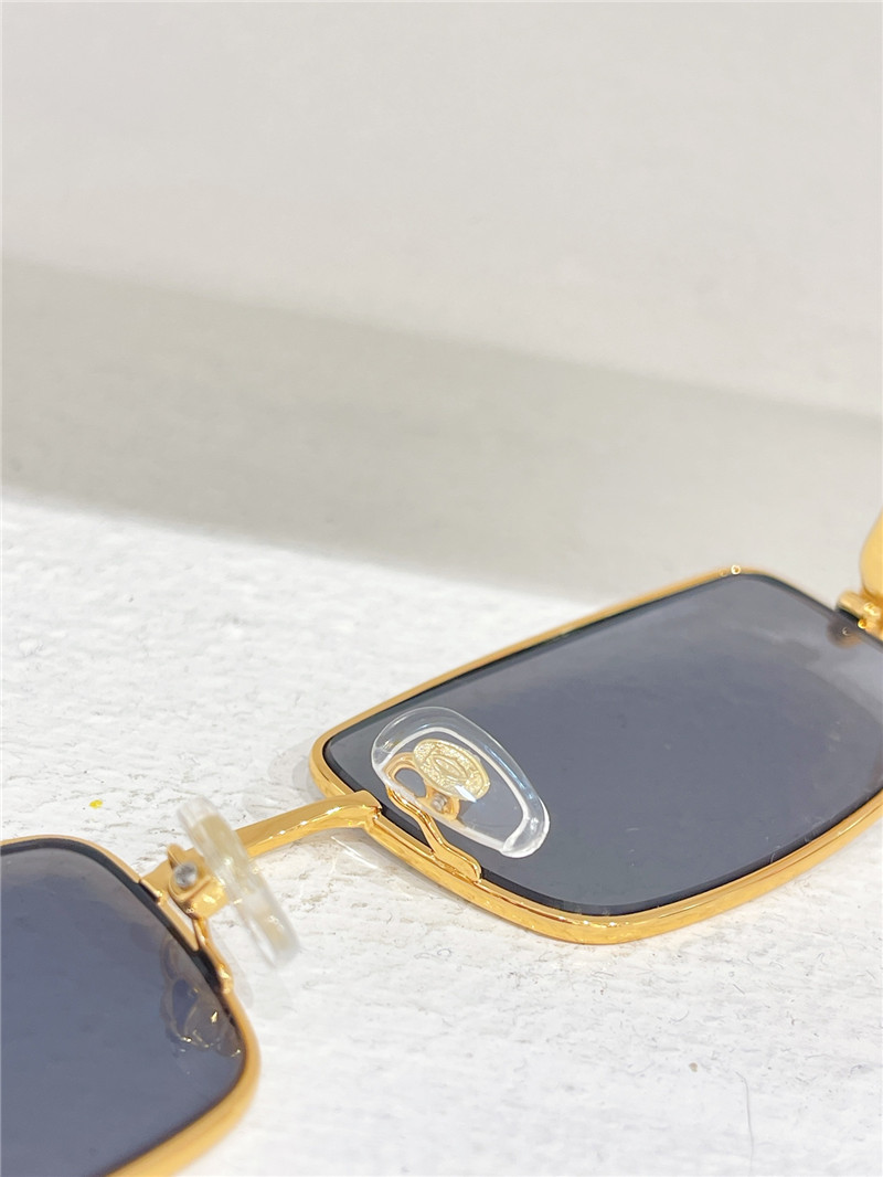 C A R T I E R Rimless Leopard Sunglasses