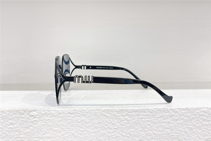 M1um1u hollow square sunglasses