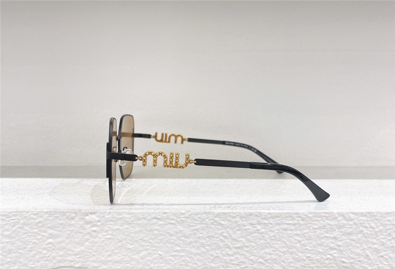 M1um1u large square frame sunglasses