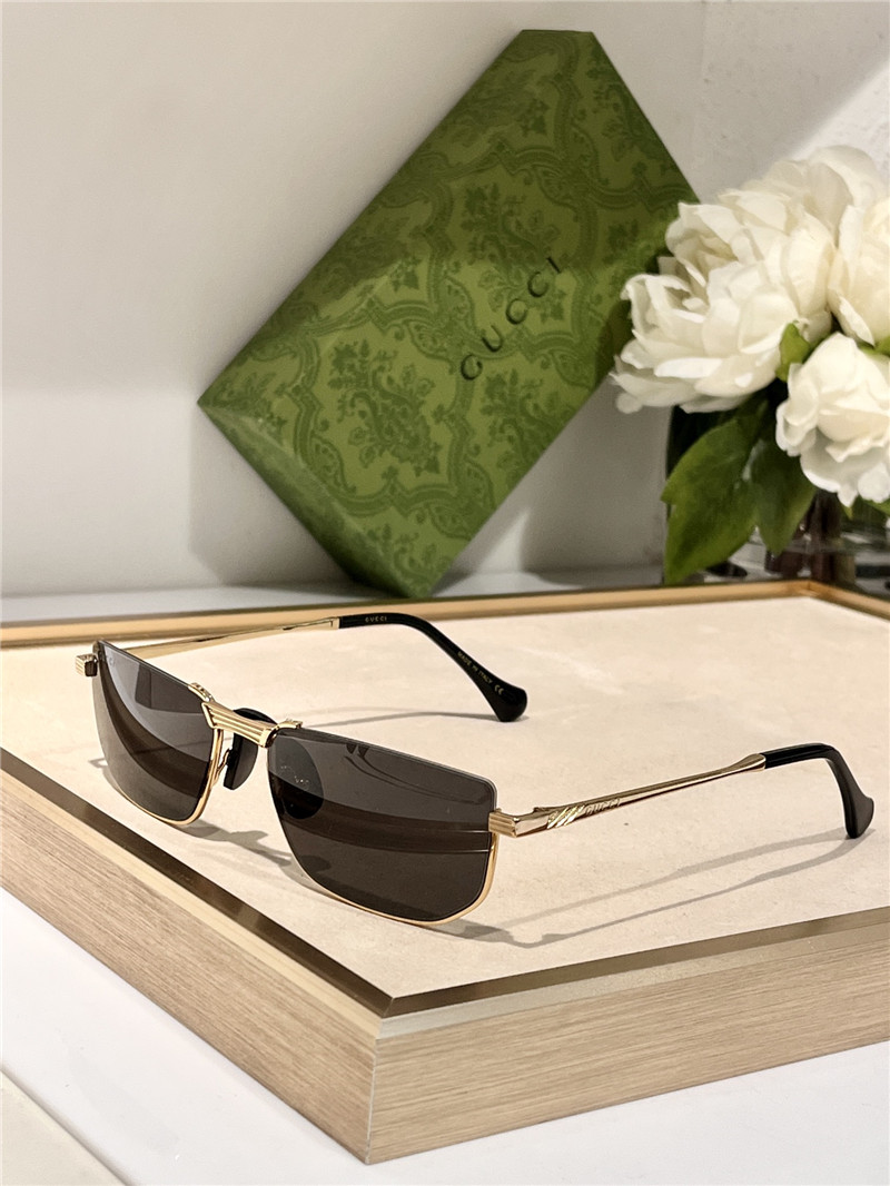 Gvc*1 rectangular frame sunglasses
