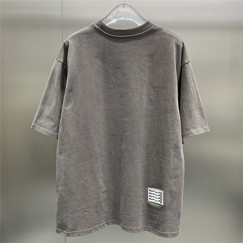 A1exa*der wang letter logo round neck t-shirt replicas clothes