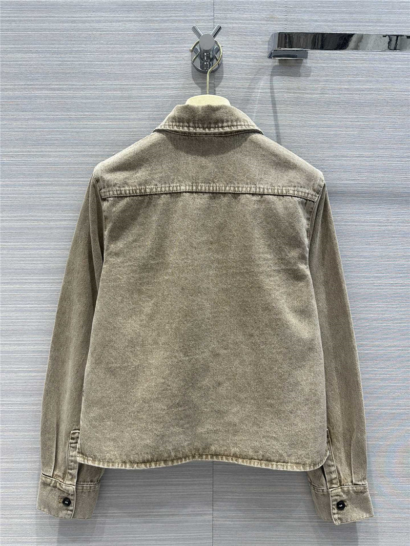 M1um1u denim jacket replica designer clothes