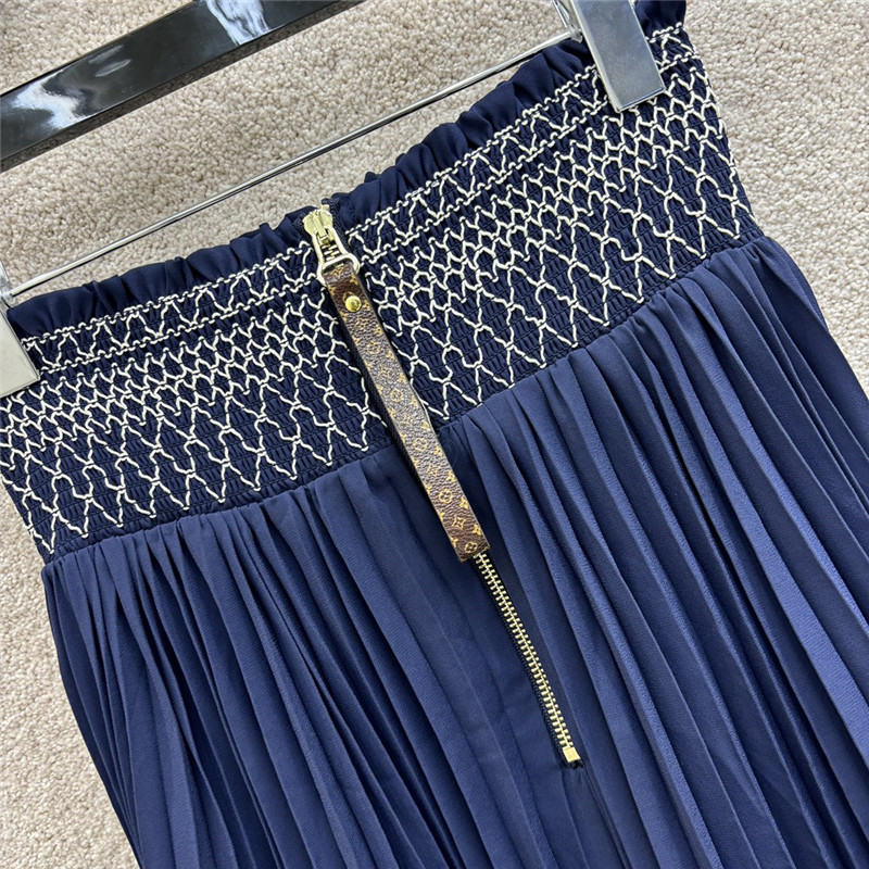 l0vis Vvtt0n lv nautical vacation series long skirt replica clothing