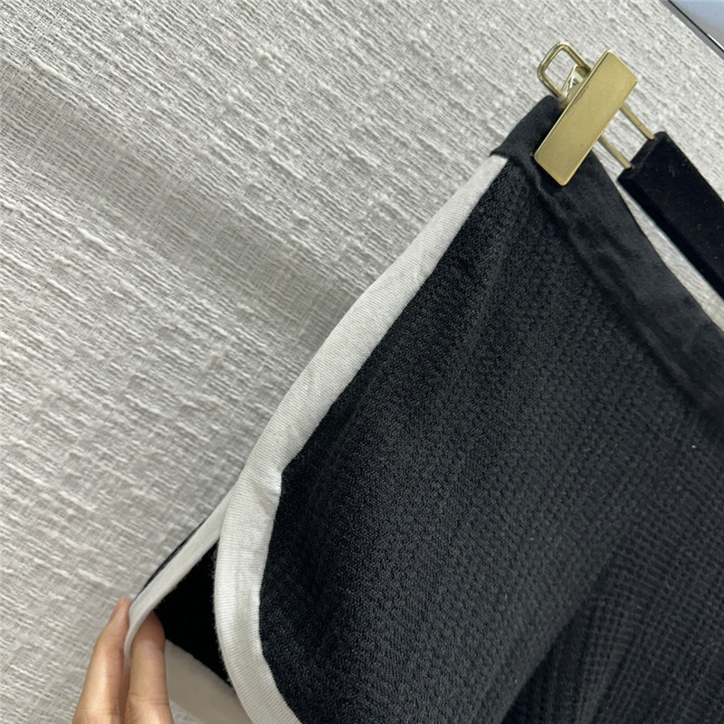 Ch**el knitted white shorts replica designer clothes