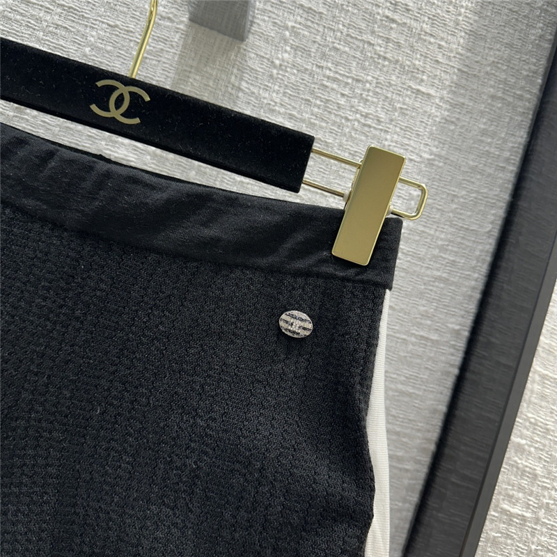 Ch**el knitted white shorts replica designer clothes