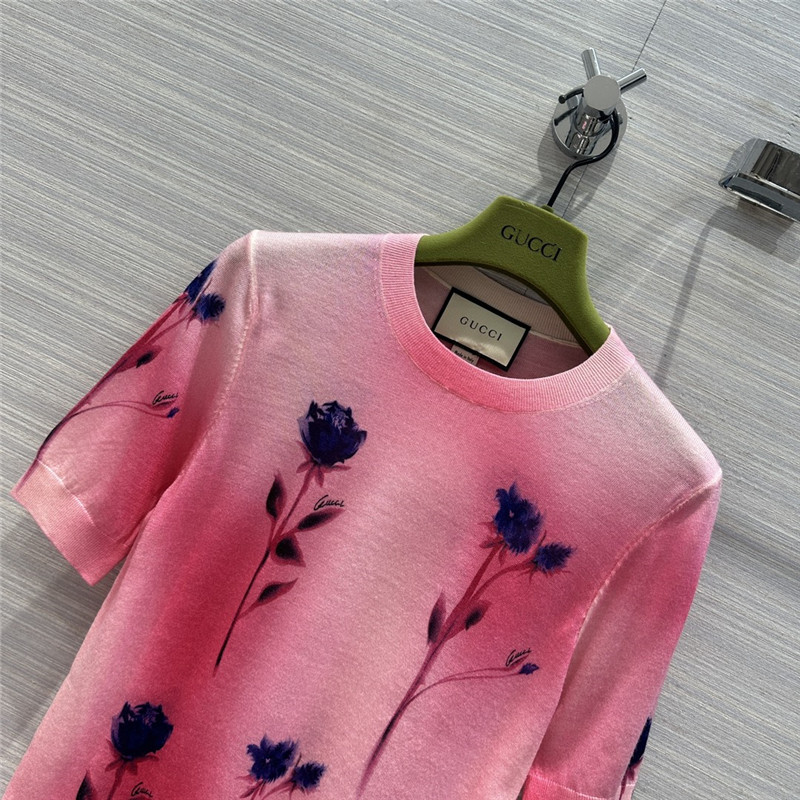 Gucci short sleeve top replicas clothes