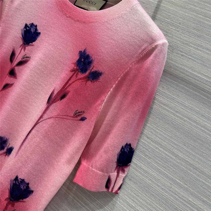 Gucci short sleeve top replicas clothes