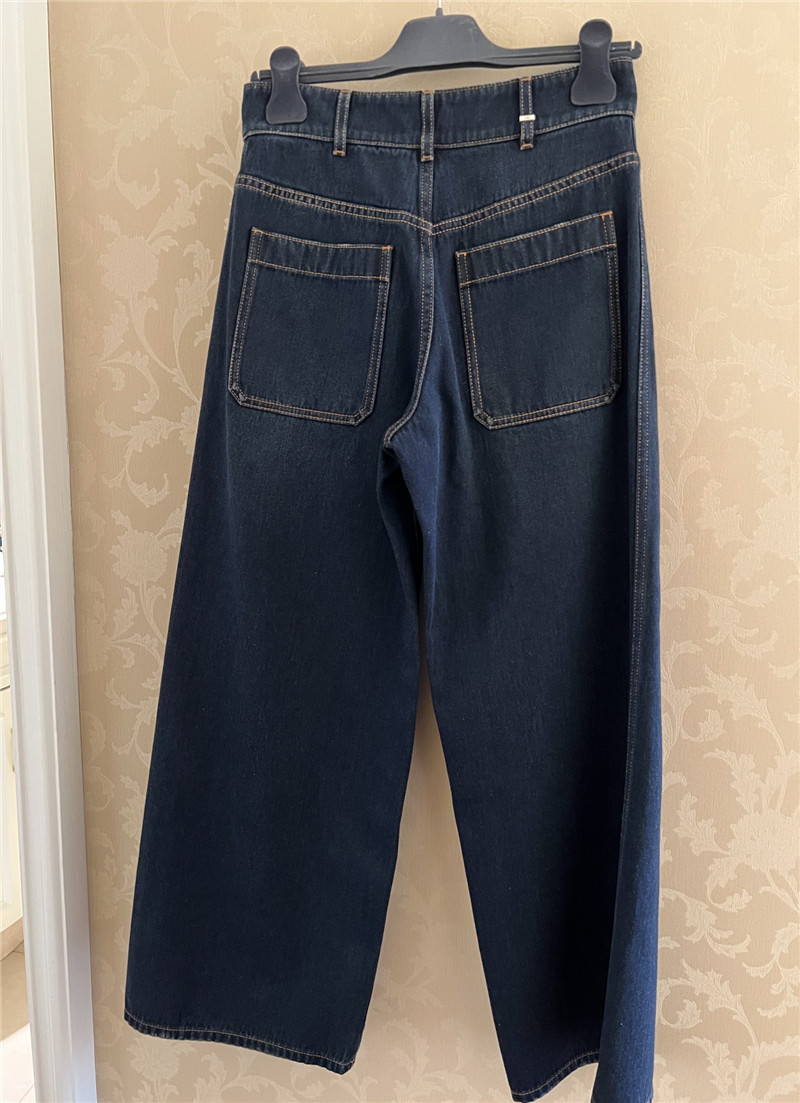 D10r dark blue wide leg jeans replica d&g clothing