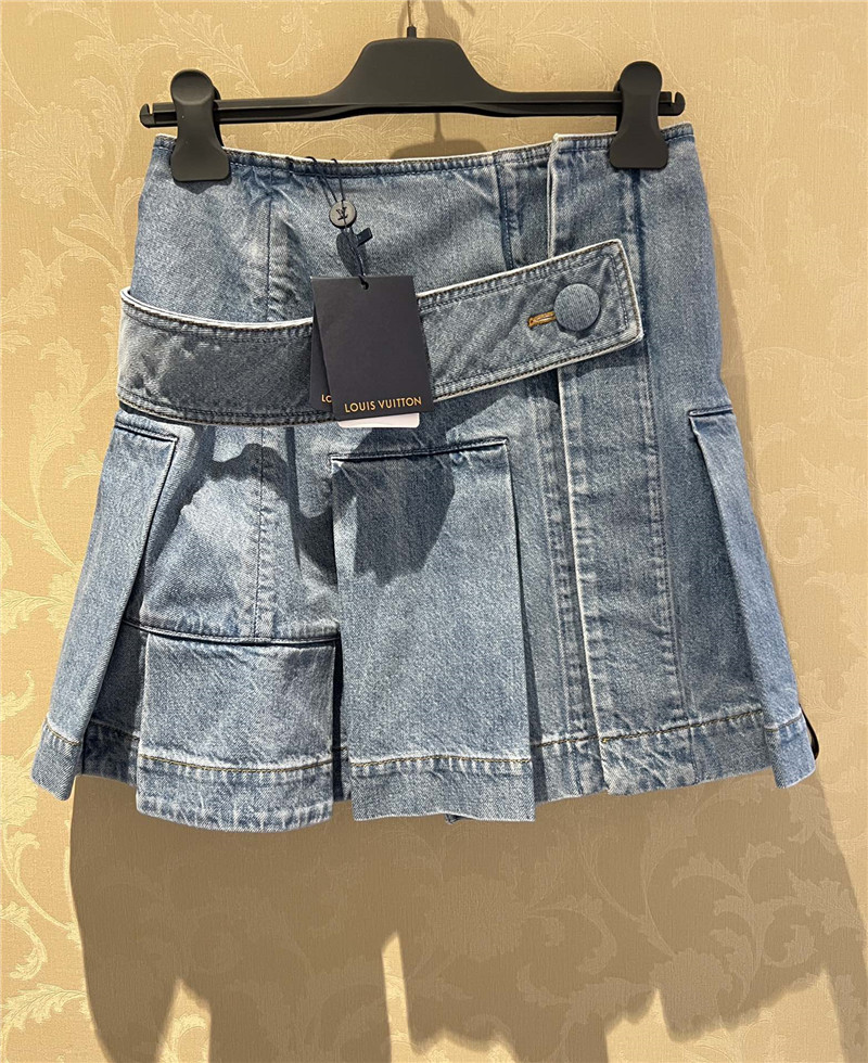 l0vis Vvtt0n lv new denim button skirt replica clothes