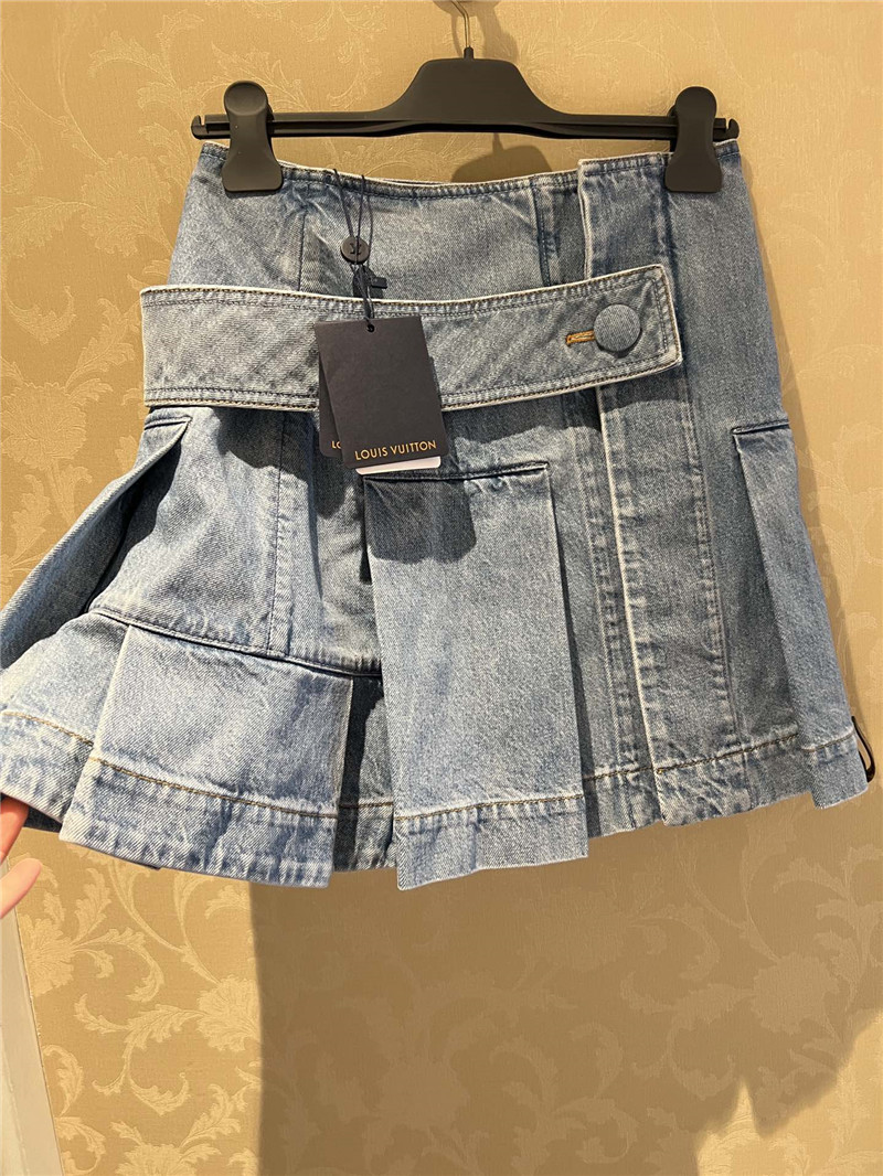 l0vis Vvtt0n lv new denim button skirt replica clothes