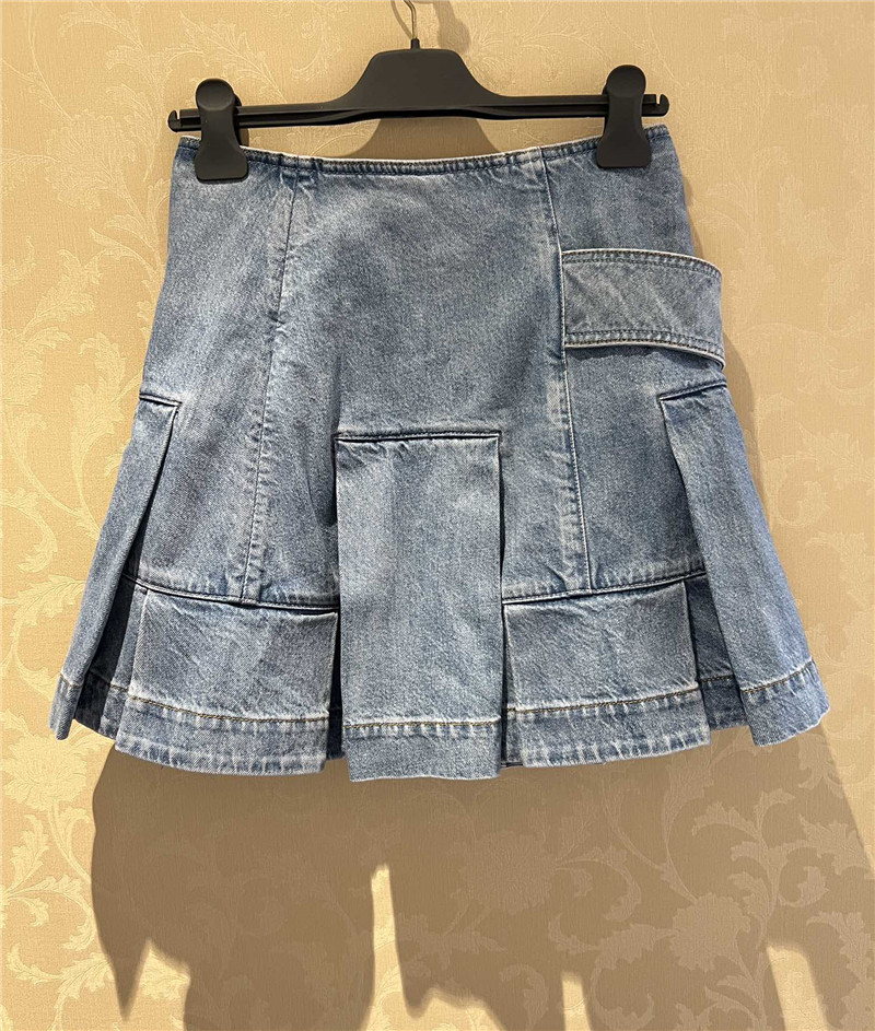 l0vis Vvtt0n lv new denim button skirt replica clothes