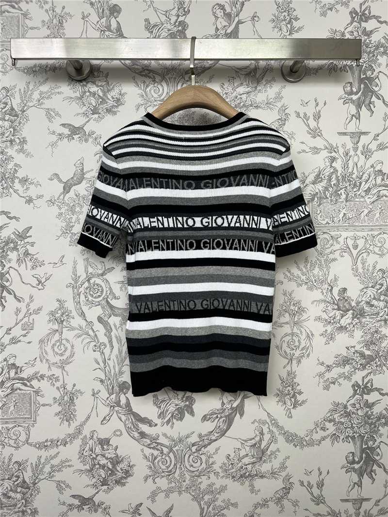 Va1e*ntin0 new knitted short sleeve replica d&g clothing
