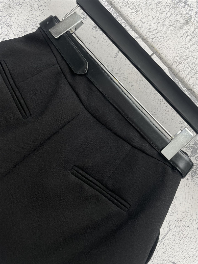 Y51 metallic logo belt shorts replica designer clothing websites