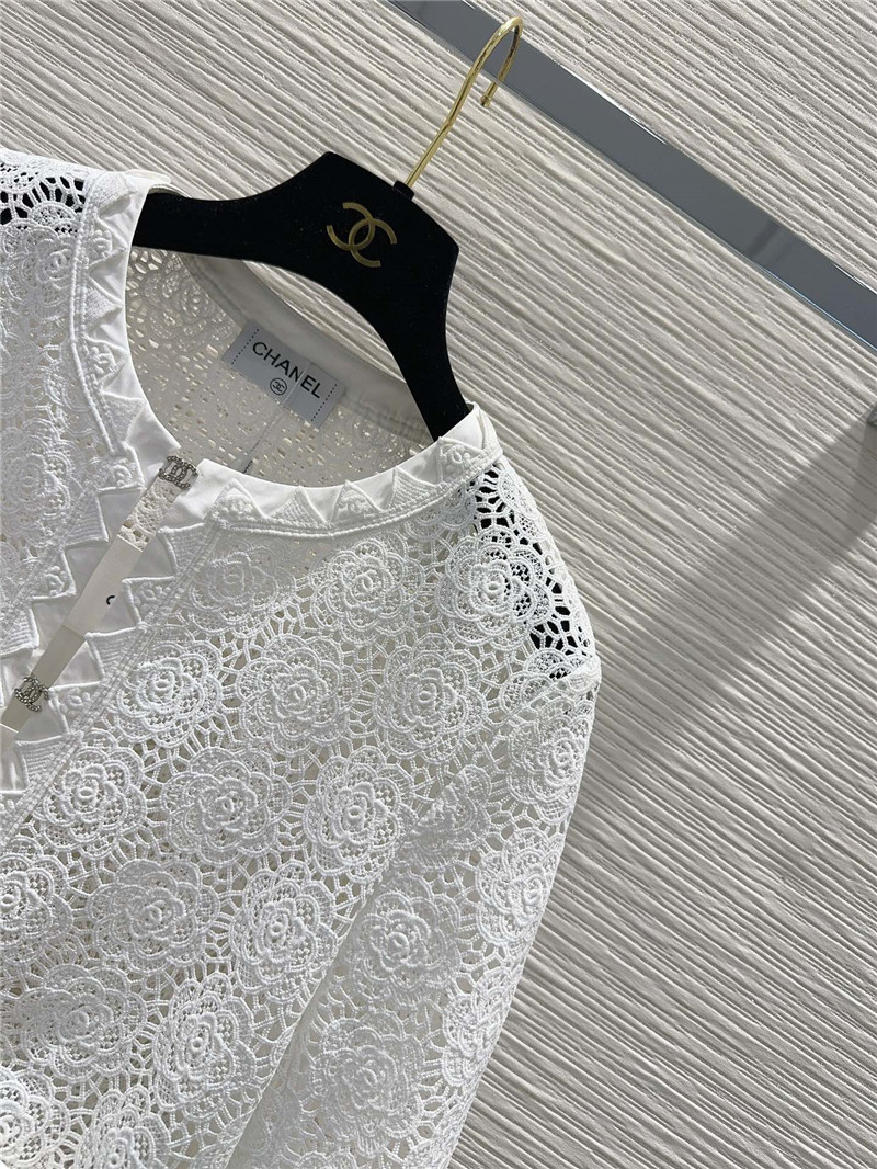 Ch**el water soluble flower jacket replica designer clothes