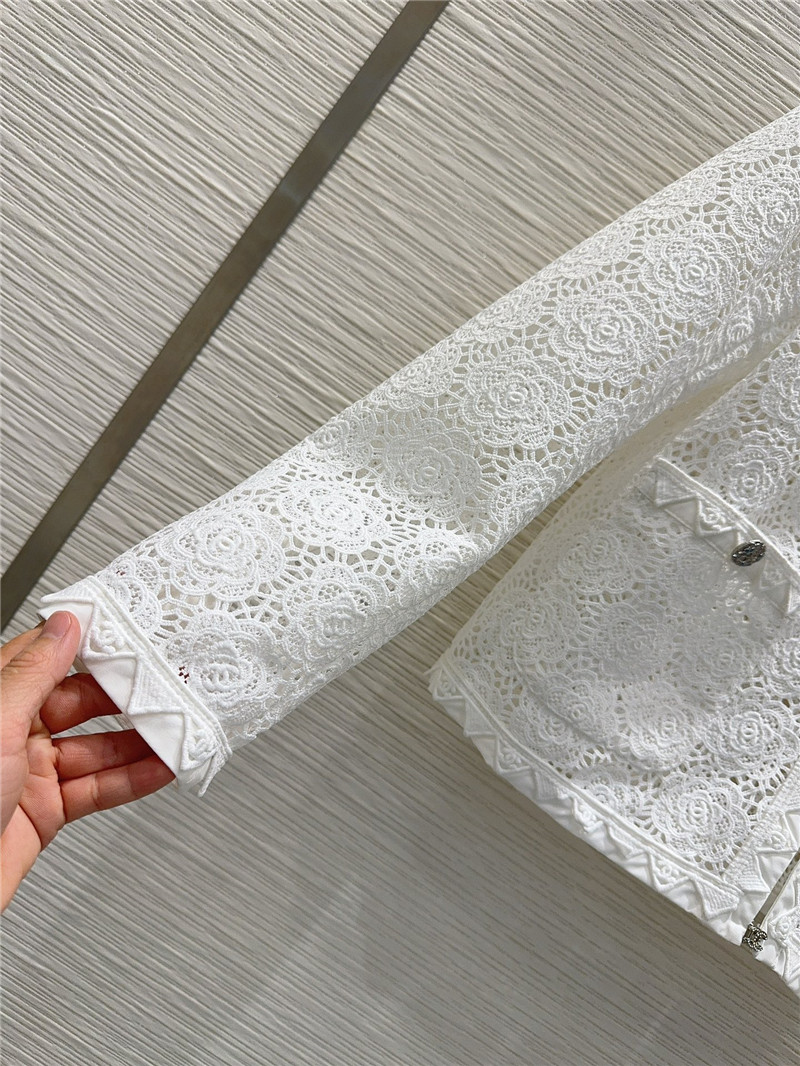 Ch**el water soluble flower jacket replica designer clothes