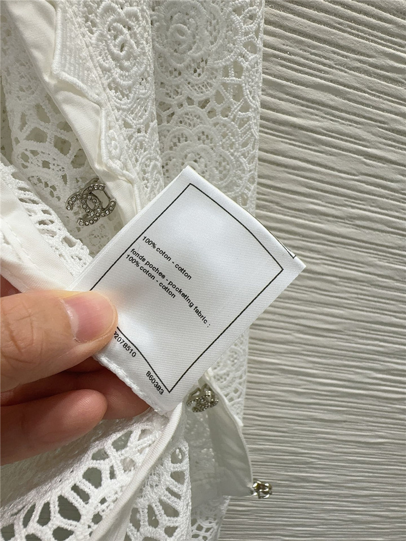 Ch**el water soluble flower jacket replica designer clothes