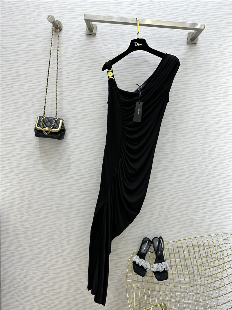 Versace draped long evening dress replica clothing sites