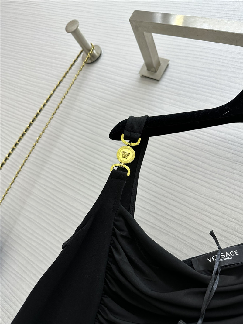 Versace draped long evening dress replica clothing sites