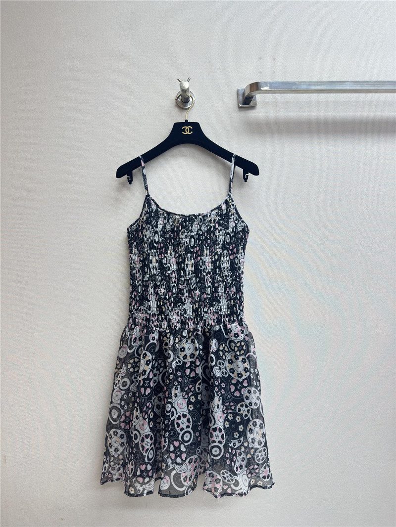 Ch**el suspender dress replica designer clothes