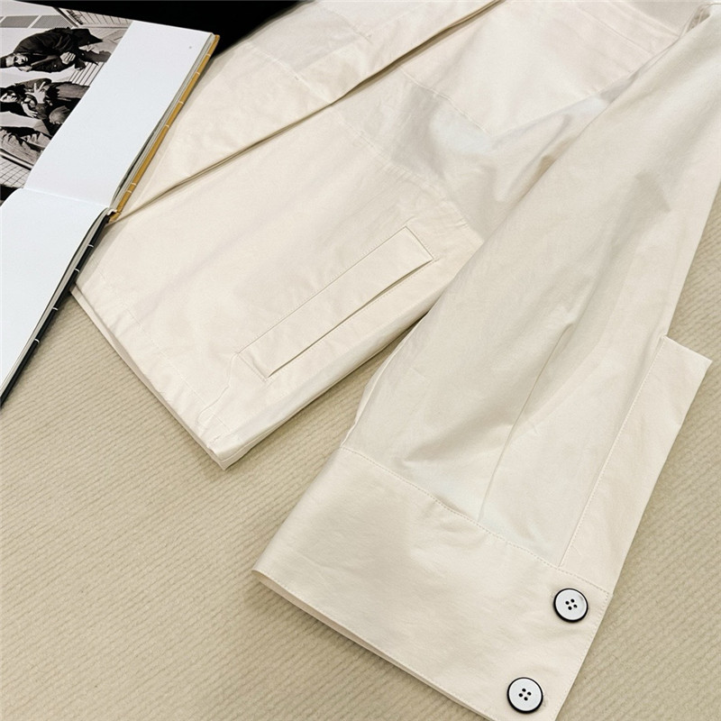 jil sander V-neck double pocket shirt jacket replica clothing