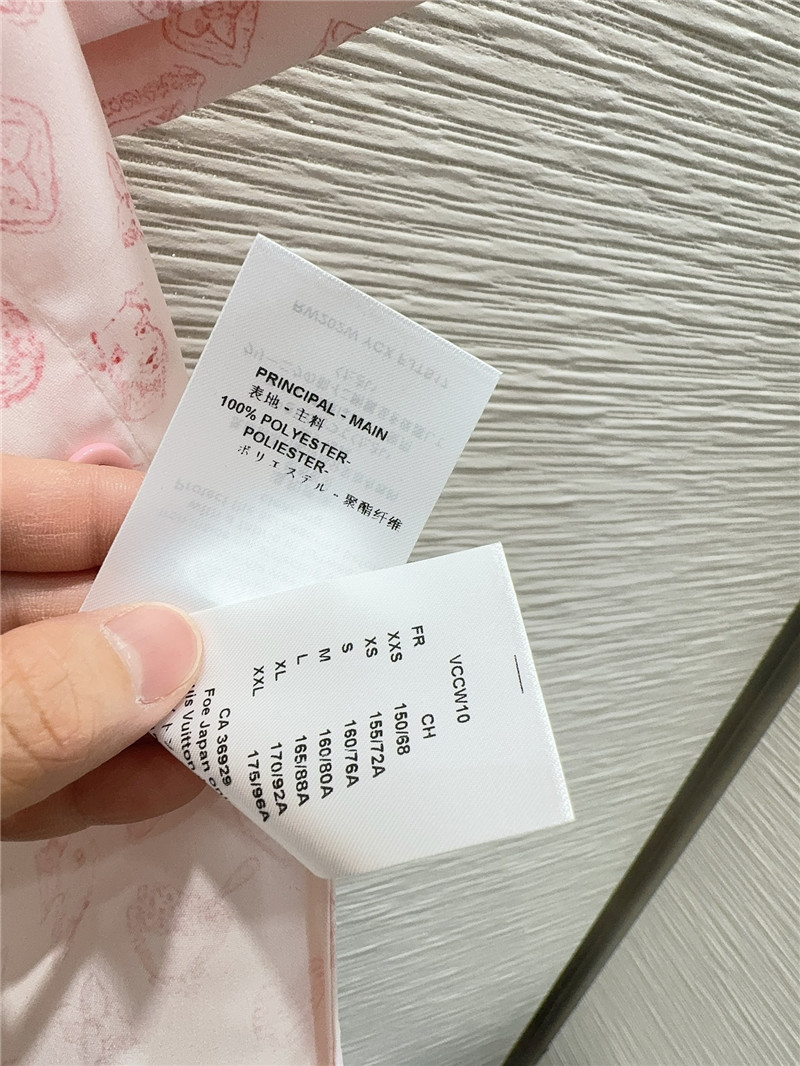 l0vis Vvtt0n lv lapel shirt + shorts set replica clothing