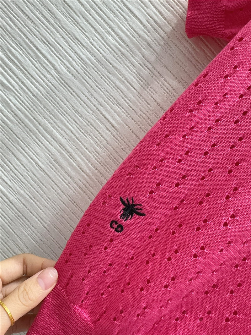 D10r classic lapel short sleeve sweater replica clothing