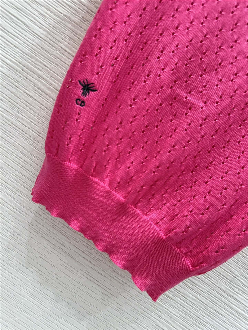 D10r classic lapel short sleeve sweater replica clothing