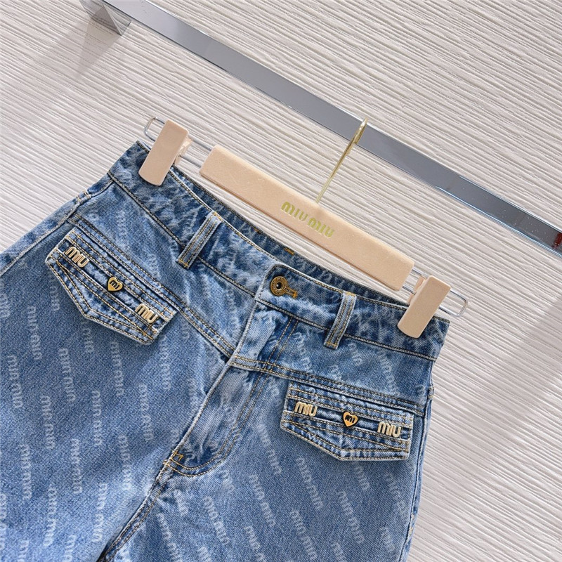M1um1u denim shorts cheap replica designer clothes