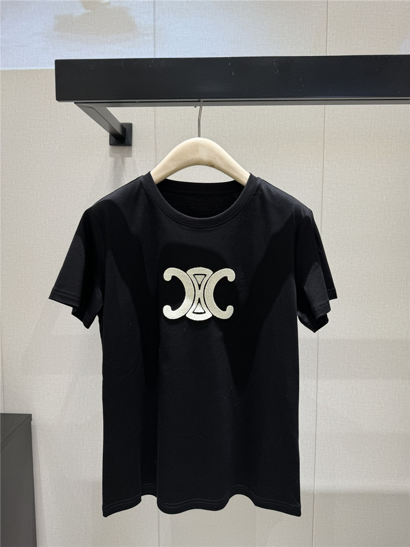 Ce1i*e new toothbrush embroidered t replicas clothes