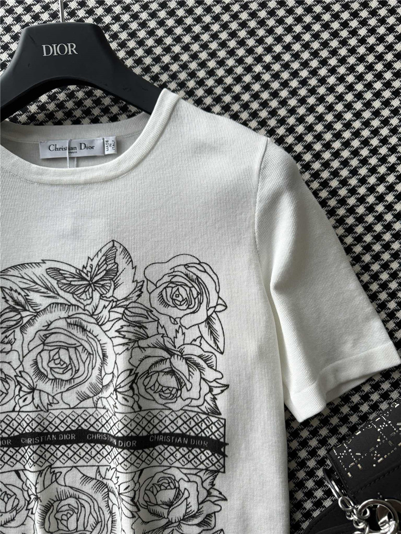 D10r graphic print knitted t-shirt