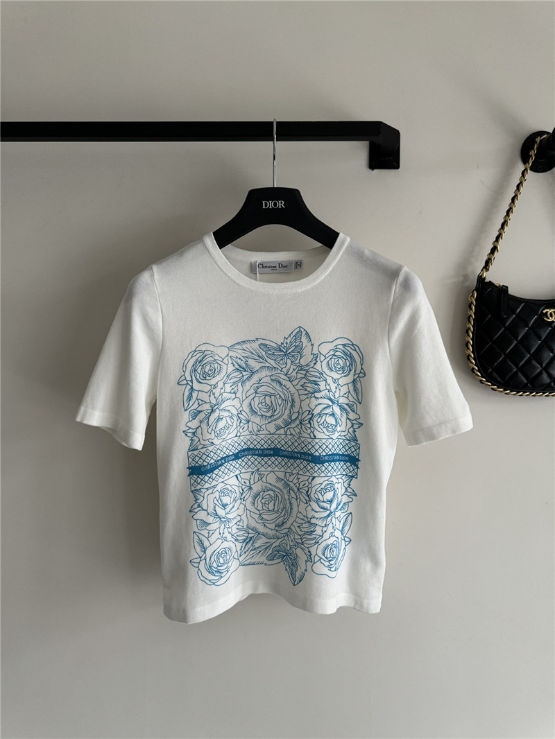 D10r new knitted short sleeve replica designer clothes