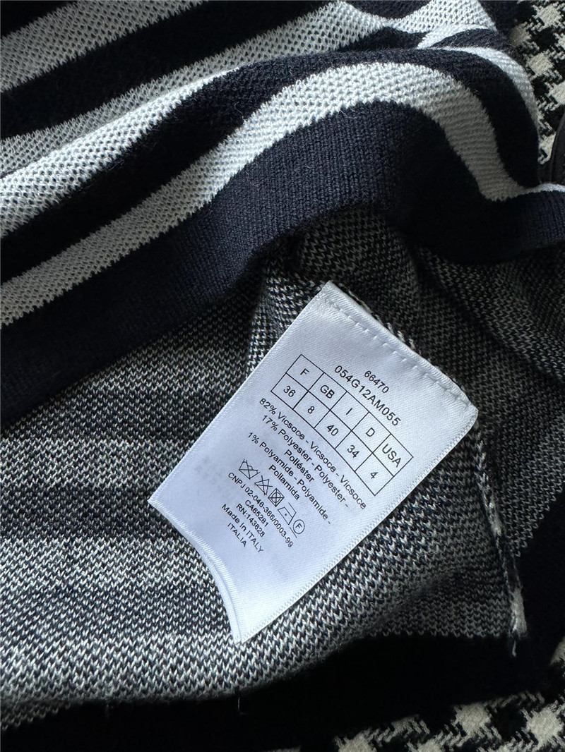 D10r knitted striped vest replicas clothes