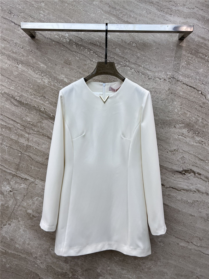 Va1e*ntin0 round neck long sleeve dress replica d&g clothing