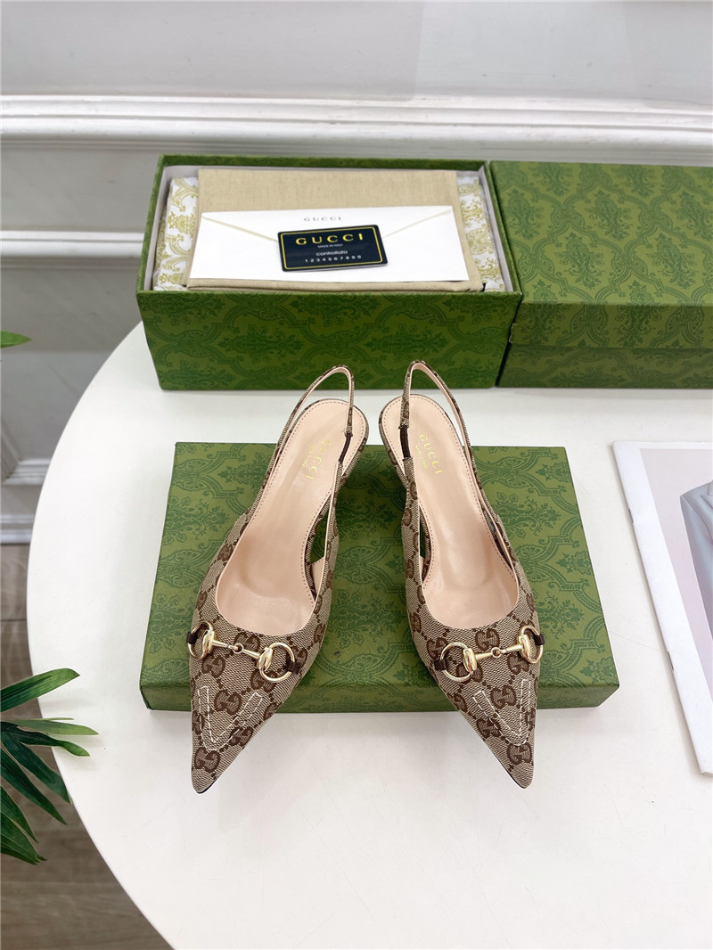 Gvc*1 horsebit slingback pumps replica designer shoes