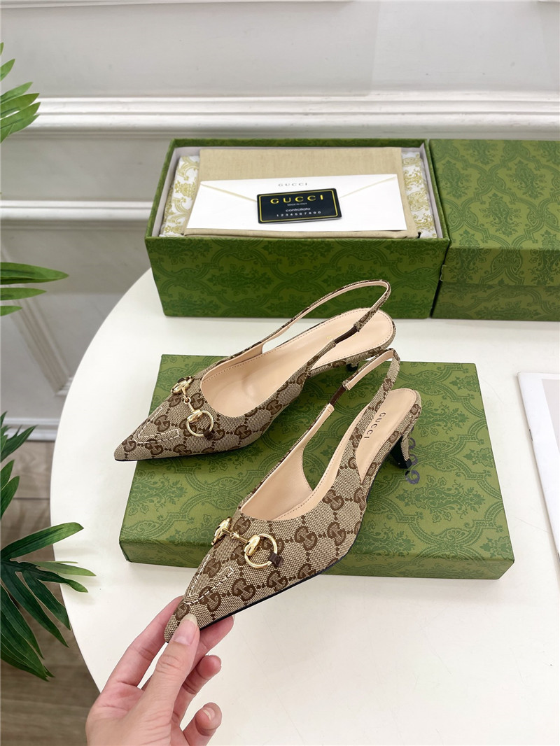 Gvc*1 horsebit slingback pumps replica designer shoes