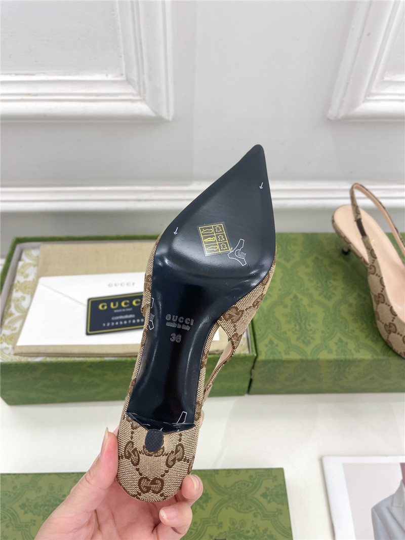 Gvc*1 horsebit slingback pumps replica designer shoes