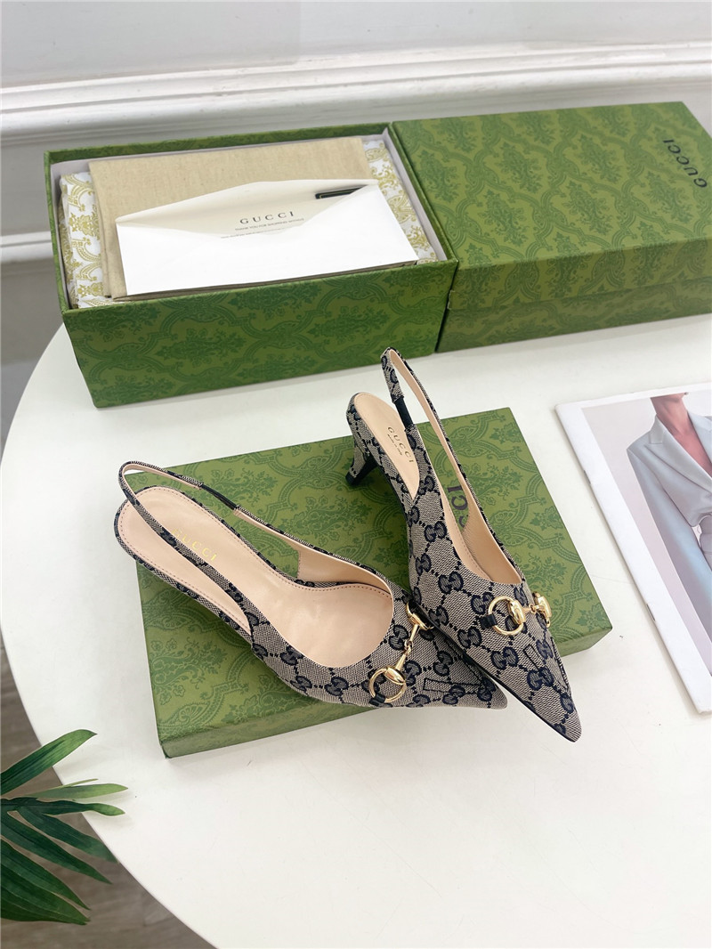 Gvc*1 horsebit slingback pumps replica designer shoes